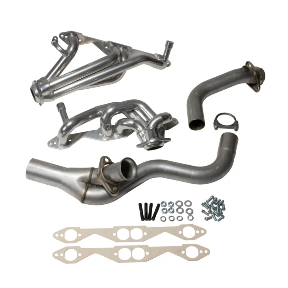 Fits 1994-1995 GM Lt-1 Single Cat 1-5_8 Shorty Headers-Silver Ceramic-15670
